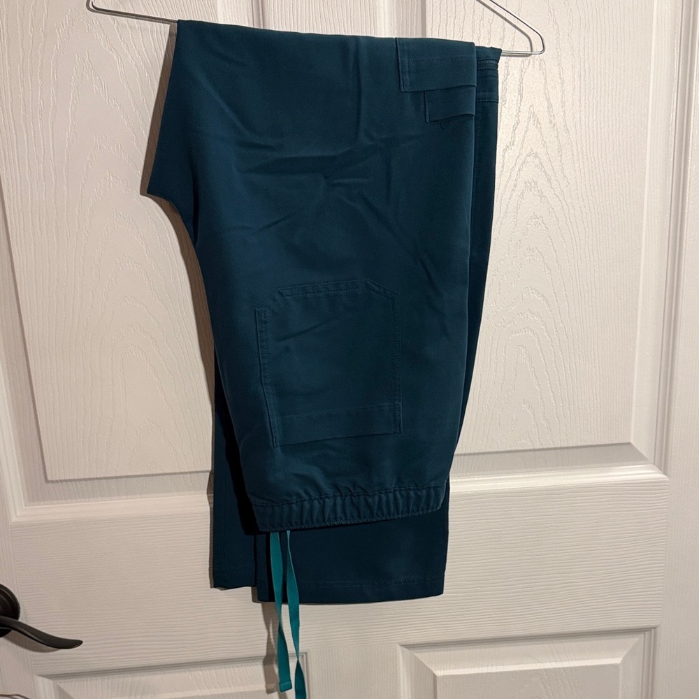 FIGS Cairo scrub pants Caribbean blue